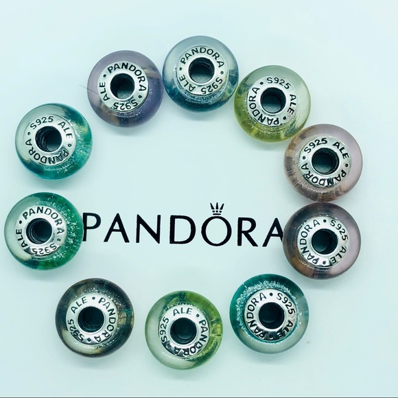 PANDORA Disney Princess Murano Complete Set, NEW! - Picture 5 of 8